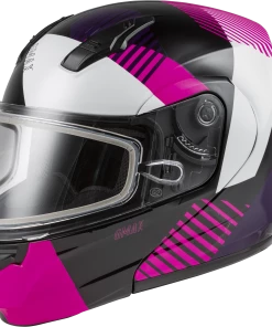 Gmax 72-5936 MD-04S 'Reserve' Modular Snow Helmet Black/Pink/White Riding Gear