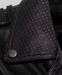 Leather Motorcycle Jackets First Manufacturing FIL184CJS Women’s ‘The Iris’ Black Leather Motorcycle Jacket With Carry Conceal Pockets