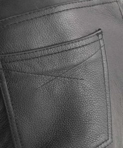 Motorycle Pants & Chaps First Manufacturing FIL710CFD Women’s Black ‘Alexis’ Leather Pants