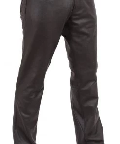 Motorcycle Pants & Chaps First Manufacturing FIM833CFD Men's ‘Commander’ Black Motorcycle Leather Pants