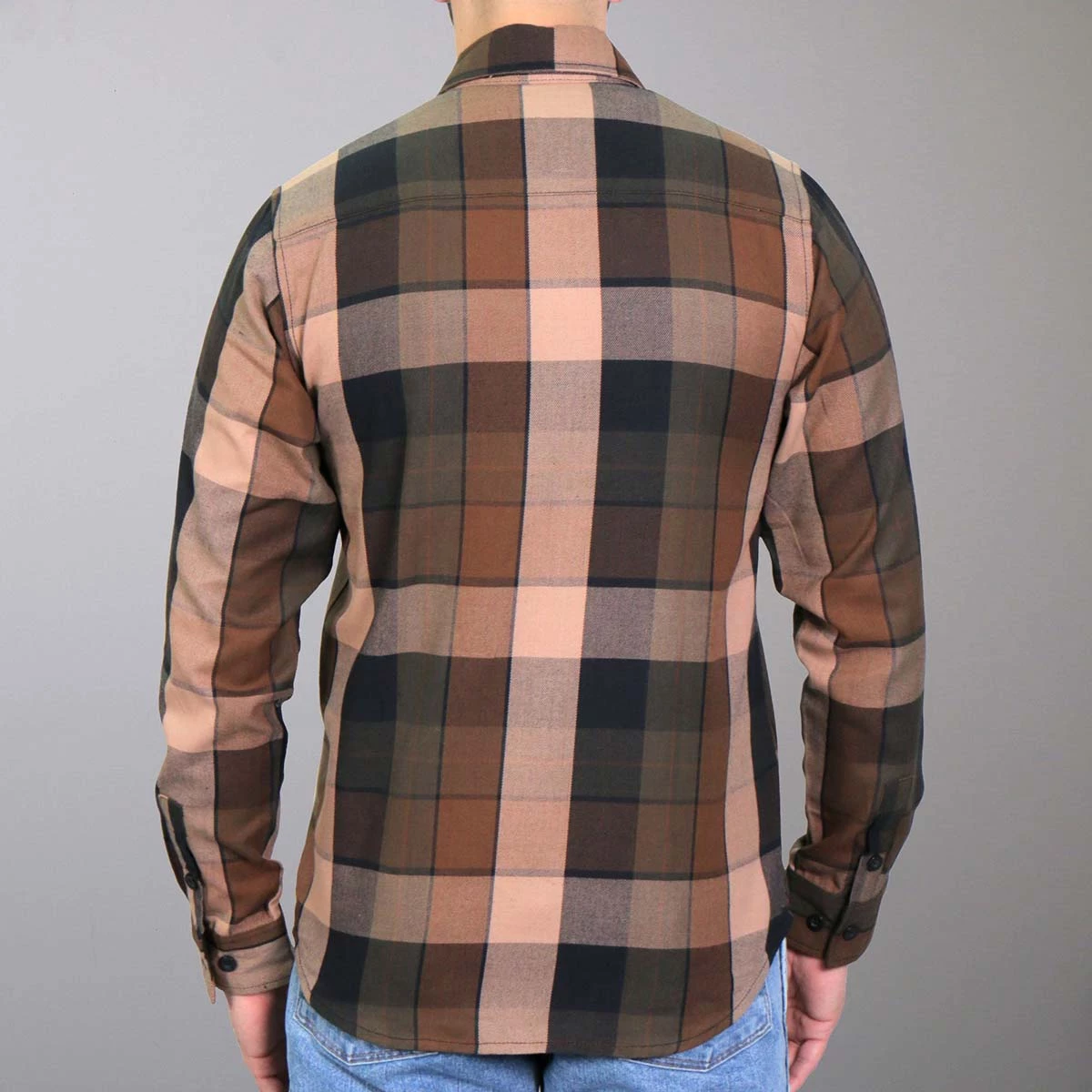 Hot Leathers FLM2013 Men's 'Sidewinder' Flannel Long Sleeve Shirt Riding Gear