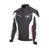 Fly Racing Strata Men's Black/White/Red Mesh/Textile Jacket With Armor Mesh & Textile