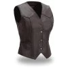 Motorcycle Vests First Manufacturing FML500CR Women’s ‘The Sweet Sienna’ Western Style Motorcycle Leather Vest