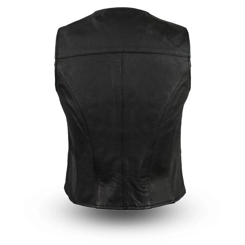 Motorcycle Vests First Manufacturing FML500CR Women’s ‘The Sweet Sienna’ Western Style Motorcycle Leather Vest