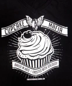 Riding Gear Hot Leathers FTL1002 FTW Cupcake Ladies Black Short Sleeve DS