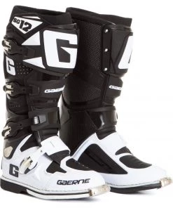Gaerne SG-12 Men's Black/White Motocross Boots Riding Gear