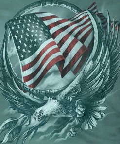 Hot Leathers GLC1542 Hoop Eagle Ladies T-Shirt Riding Gear