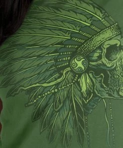 Hot Leathers GLC1543 Native American Headdress Ladies T-Shirt