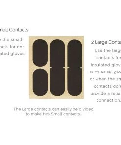 GloveTacts V2 Smart Fingertip Glove Touch Stickers Riding Gear