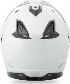 GMax GM11D White Dual Sport Motorcycle Helmet Riding Gear