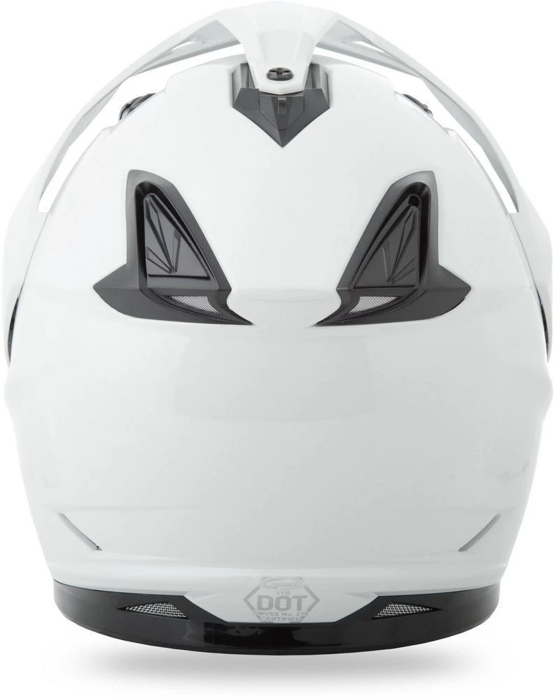 GMax GM11D White Dual Sport Motorcycle Helmet Riding Gear
