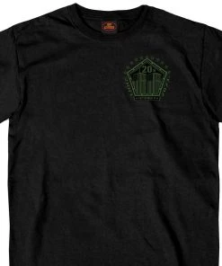 Hot Leathers GMD1495 Men's Black '9-11 We Still Remember' T-Shirt Riding Gear
