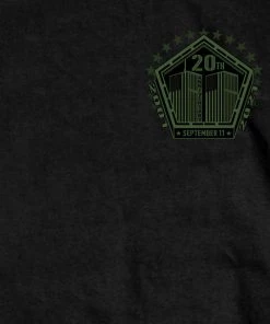 Hot Leathers GMD1495 Men's Black'9-11 We Still Remember' T-Shirt Riding Gear