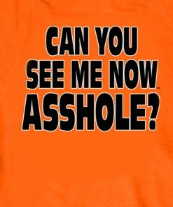 Hot Leathers GMD2090 Mens 'Bikers Against Dumb Drivers' Long Sleeve Safety Orange Shirt Riding Gear