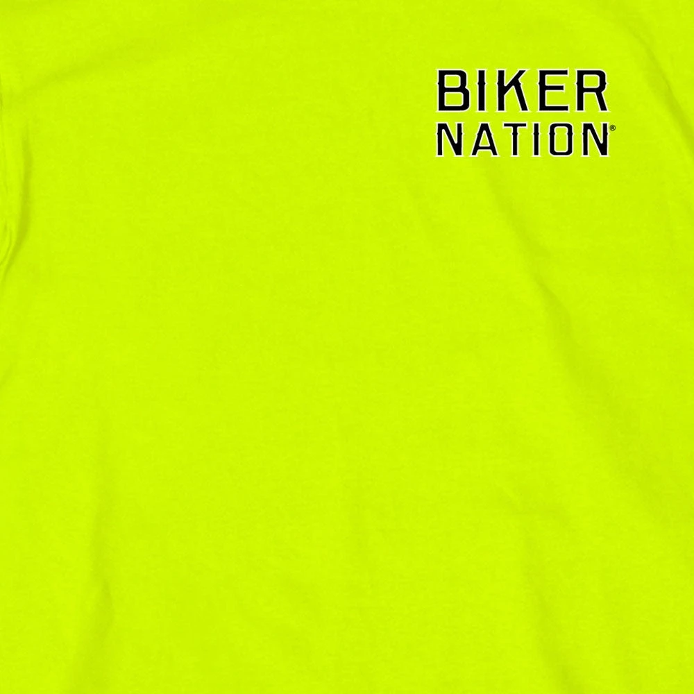 Hot Leathers GMD2435 Mens'Put The Phone Down A******' Safety Green Long Sleeve T-Shirt