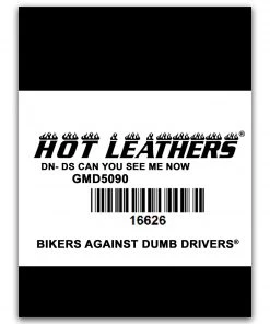 Sleveless Denim Shirts Hot Leathers GMD5090 Mens'Can You See Me Now A****** Sleeveless Safety Orange Denim Shirt