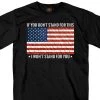 Riding Gear Hot Leathers GMS1397 Men’s Stand For This Black Short Sleeve T-Shirt