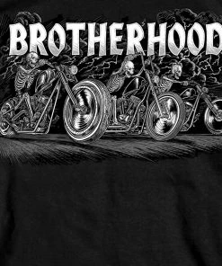 Hot Leathers GMS1408 Men’s ‘Ride As One‘ Short Sleeve Black T-Shirt