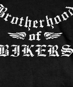 Hot Leathers GMS1448 Mens Brotherhood Of Bikers Black T-Shirt