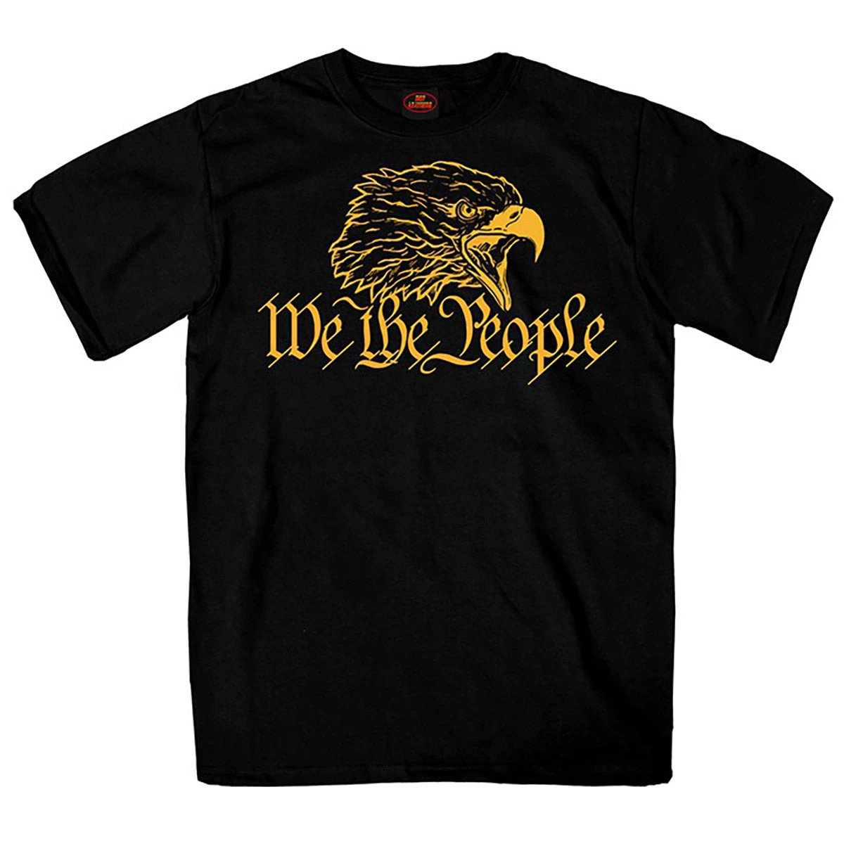 Hot Leathers GMS1515 Men’s Black 'We The People' Black T-Shirt Riding Gear