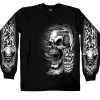 Hot Leathers GMS2076 Men’s ‘Assassin’ Long Sleeve Black T-Shirt