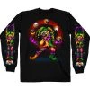 Riding Gear Hot Leathers GMS2526 Men's Black Long Sleeve Juggler T-Shirt