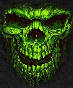 Hot Leathers GMS4023 Men’s Shredder Skull Black Hoodie Sweatshirt Motorcycle Jackets