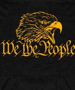 Hot Leathers GMT3201 Men’s Black ‘We The People’ Hoodie With Pocket