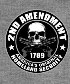 Riding Gear Hot Leathers GMT3200 Men’s ‘2nd Amendment America's Original Homeland