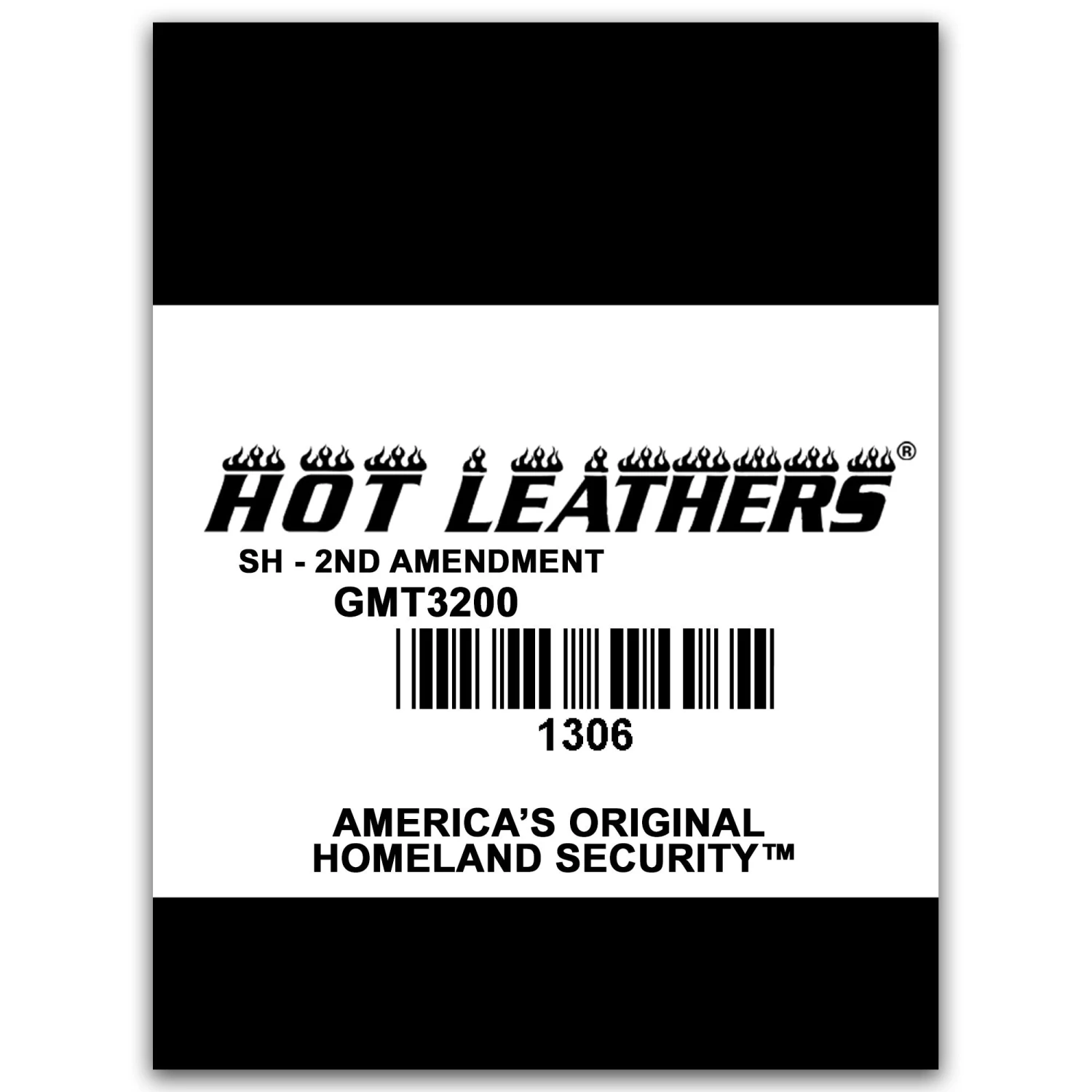 Riding Gear Hot Leathers GMT3200 Men’s ‘2nd Amendment America's Original Homeland