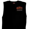 Hot Leathers GMT3453 Mens Bone Finger "Back Off" Black Sleeveless Shooter Tank Top