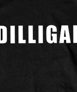 Hot Leathers GSB217 Men’s ‘DILLIGAF’ Black Short Sleeve T-Shirt