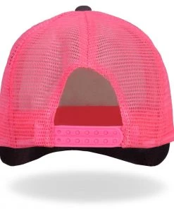 Hot Leathers GSH1001 Middle Finger Grey And Pink Trucker Hat