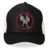 Hot Leathers GSH1012 Rooster Black And White Trucker Hat Riding Gear