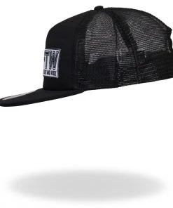 Hot Leathers GSH1013 FTW All Black Snap Back Hat