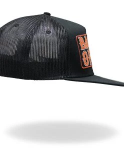 Hot Leathers GSH1020 Black ‘Back Off Bone Finger’ Snap Back Hat Riding Gear