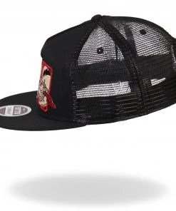 Hot Leathers GSH2002 Bobber Monster Snap Back Ball Cap Riding Gear