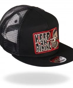 Hot Leathers GSH2002 Bobber Monster Snap Back Ball Cap Riding Gear