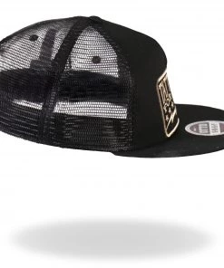 Hot Leathers GSH2003 Tattooed For Life Skull And Bolts Snap Back Hat Riding Gear