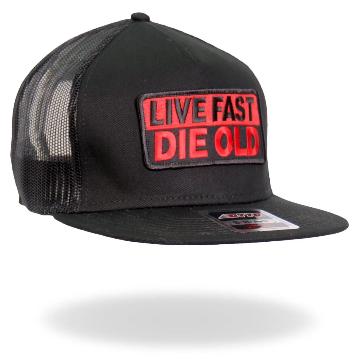 Hot Leathers GSH2022 Live Fast Die Old Snapback Riding Gear