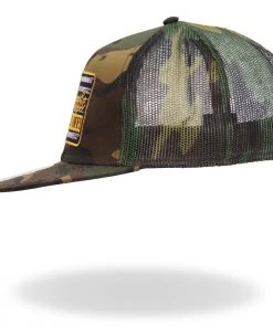 Riding Gear Hot Leathers GSH2028 Black We The People Camo Snapback Hat