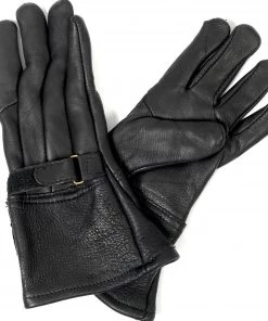 Hot Leathers GVD1003 Classic Deerskin Thinsulate Lining Gauntlet Glove Riding Gear