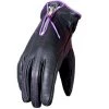 Riding Gear Hot Leathers GVL1008 Ladies Driving Gloves With Purple Piping