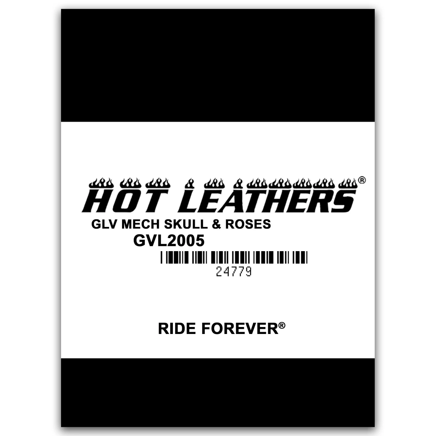 Riding Gear Hot Leathers GVL2005 Skull And Roses Ladies Mechanics Work Gloves