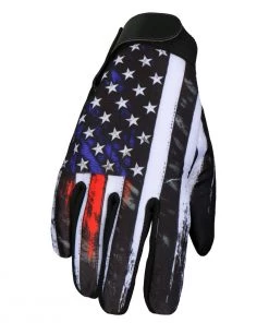 Riding Gear Hot Leathers GVM3002 Vintage American Flag Mechanics Glove