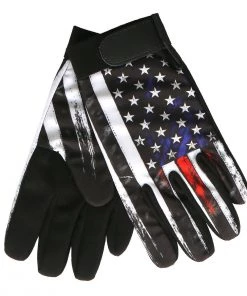 Riding Gear Hot Leathers GVM3002 Vintage American Flag Mechanics Glove