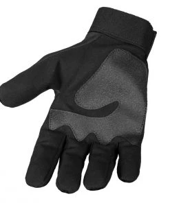 Hot Leathers GVM3004 Men's Black 'Assassin' Textile Mechanic Gloves