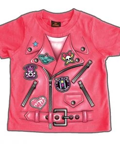 Hot Leathers GYS1033 Girls Leather Jacket Toddler T-Shirt