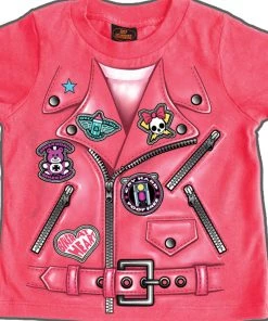 Hot Leathers GYS1033 Girls Leather Jacket Toddler T-Shirt
