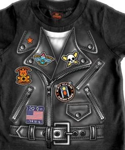 Hot Leathers GYS1034 Boys Leather Jacket Toddler T-Shirt Kid's Gear